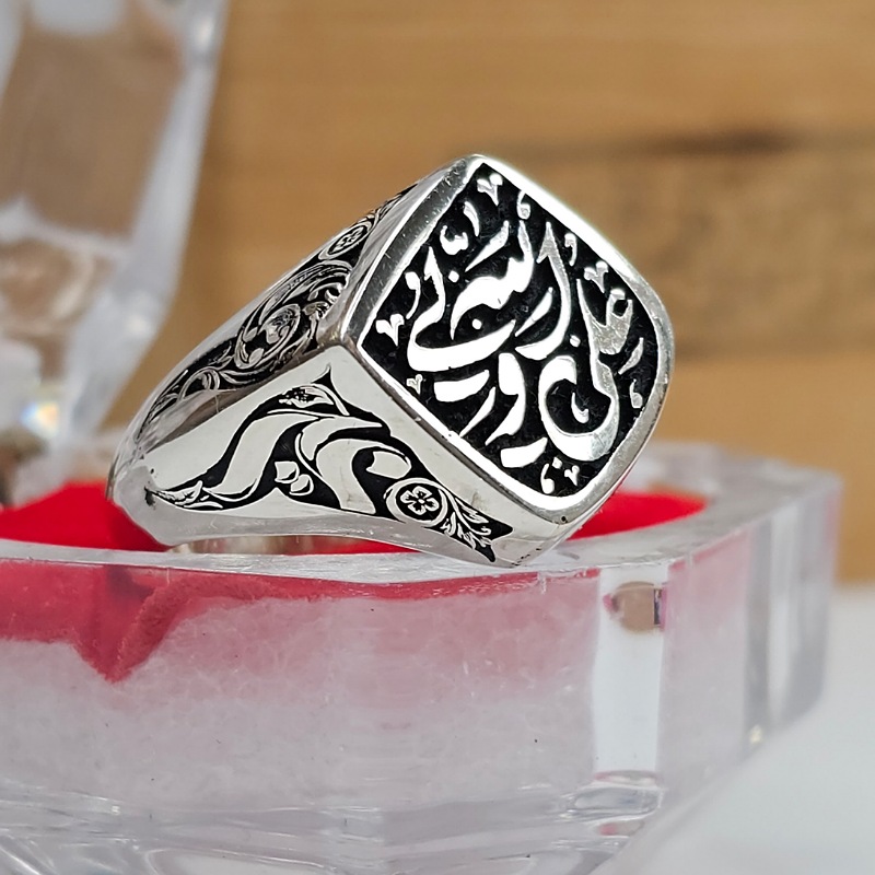 انگشتر تمام نقره اسپرت