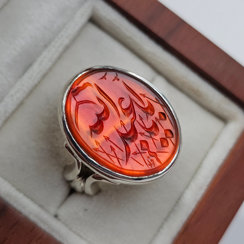 انگشتر عقیق خراسانی مردانه